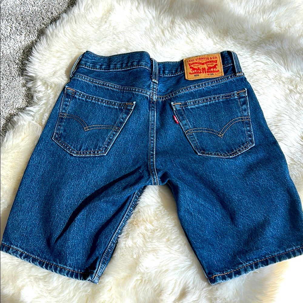 Levi's Classic 405 Blue Jean Bermuda Shorts Size 29/10